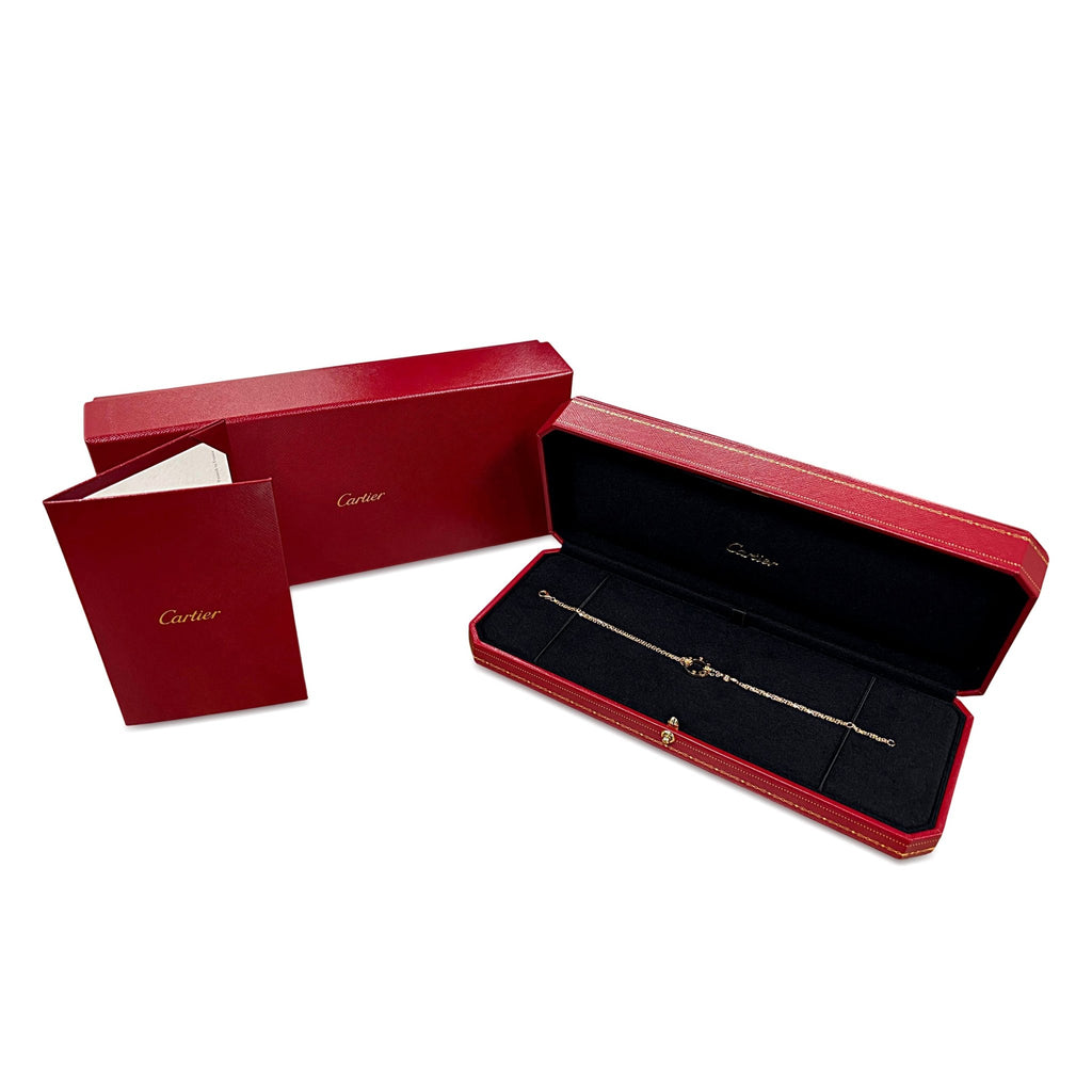 used Cartier LOVE Bracelet, On Chain, 2 Diamonds - 18ct Rose Gold