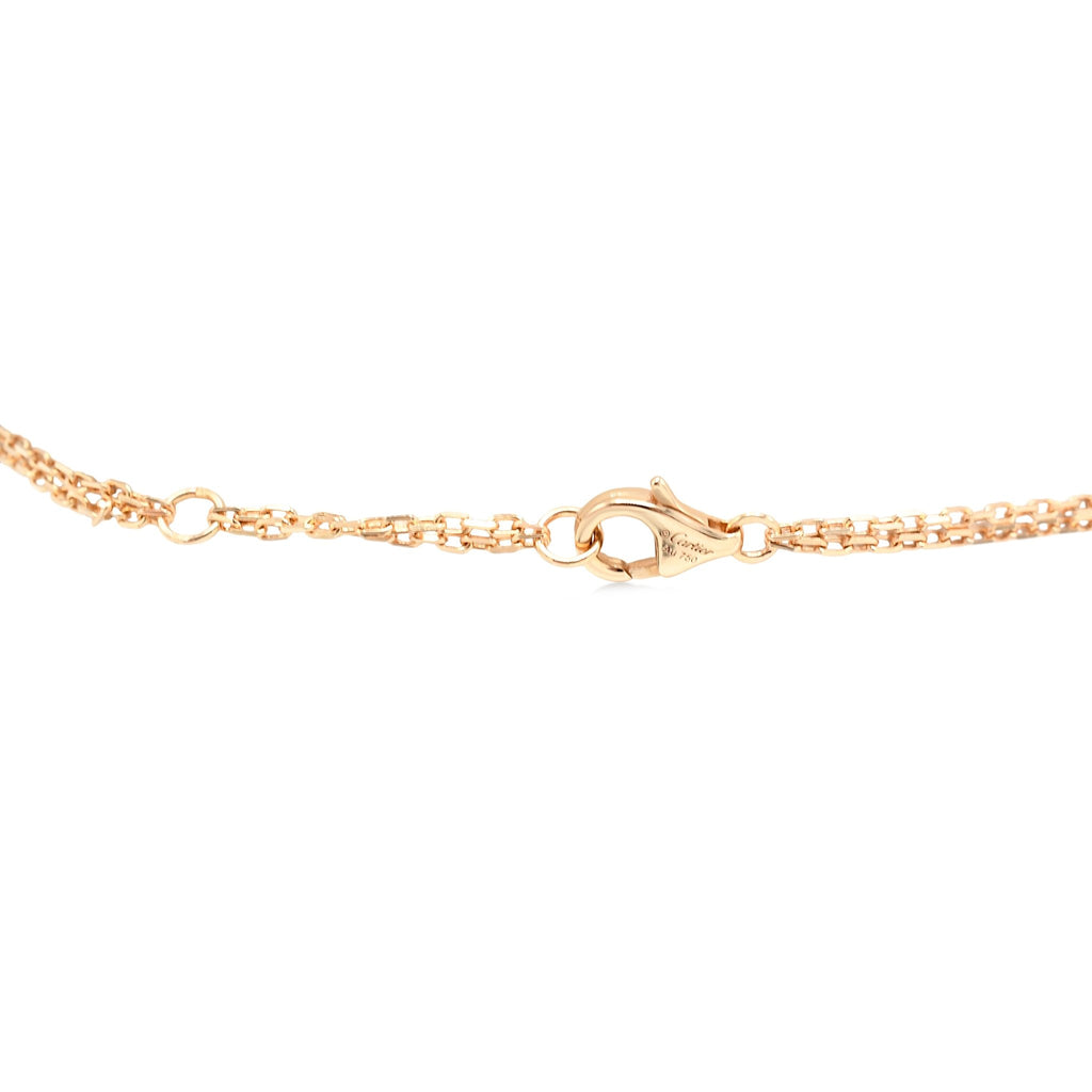used Cartier LOVE Bracelet, On Chain, 2 Diamonds - 18ct Rose Gold