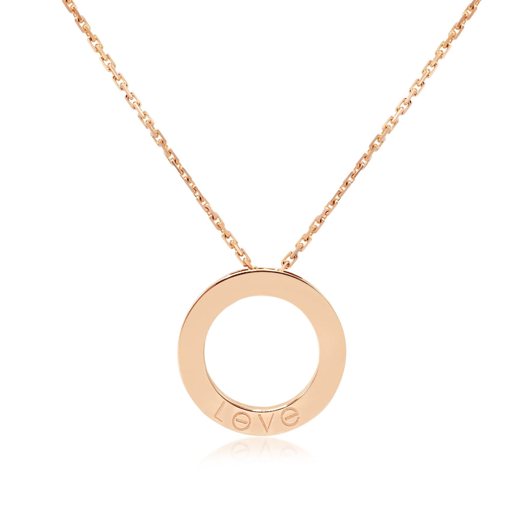 used Cartier Love Pendant Necklace - 18ct Rose Gold