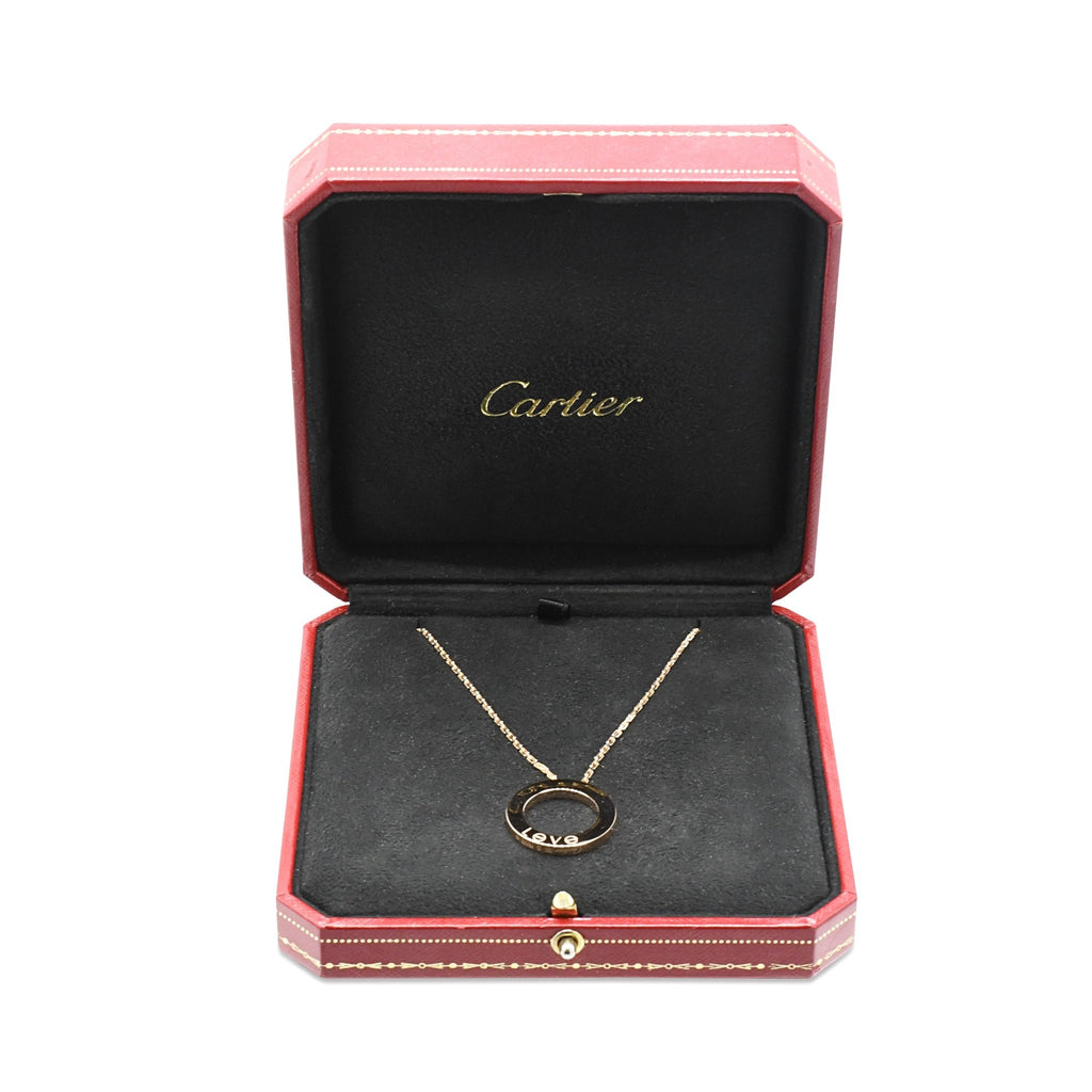 used Cartier Love Pendant Necklace - 18ct Rose Gold