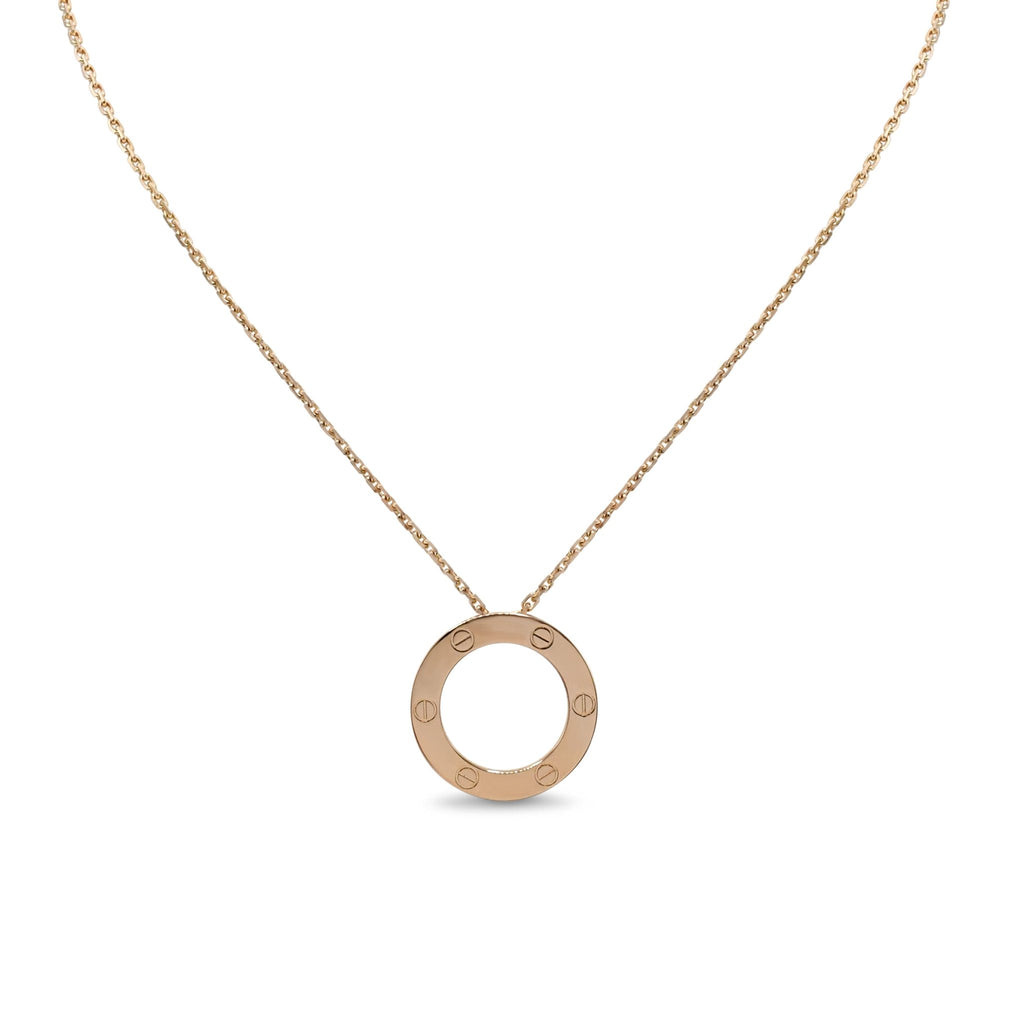 used Cartier Love Pendant Necklace - 18ct Rose Gold