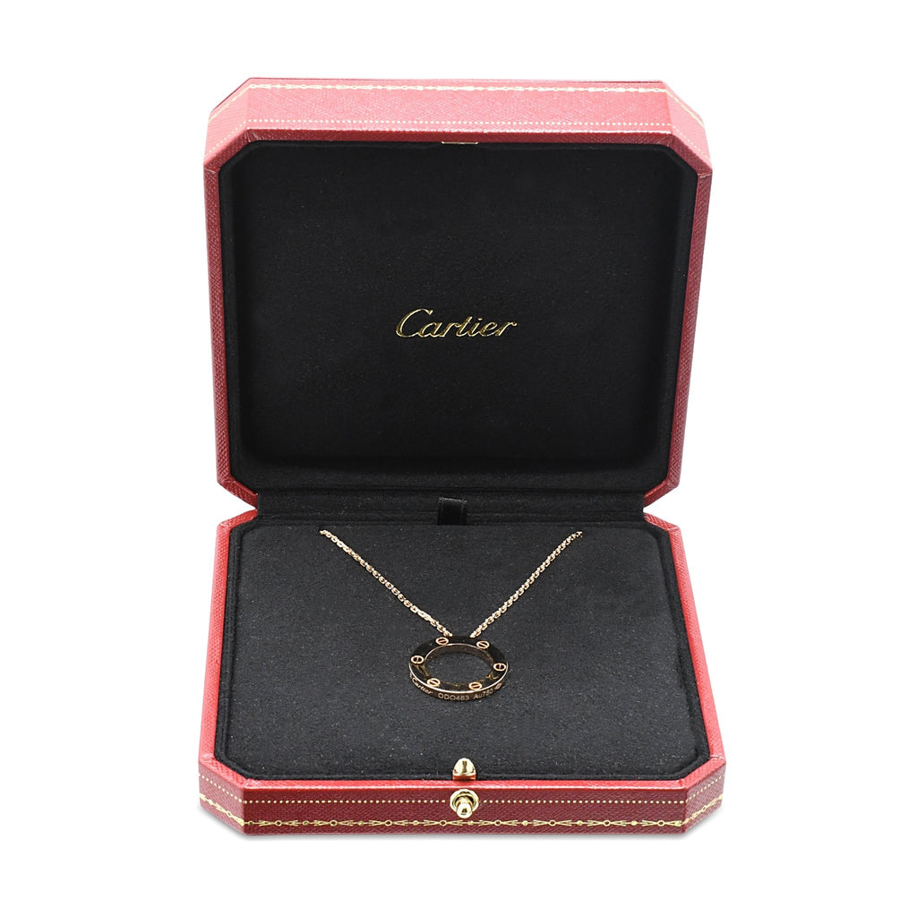 used Cartier Love Pendant Necklace - 18ct Rose Gold