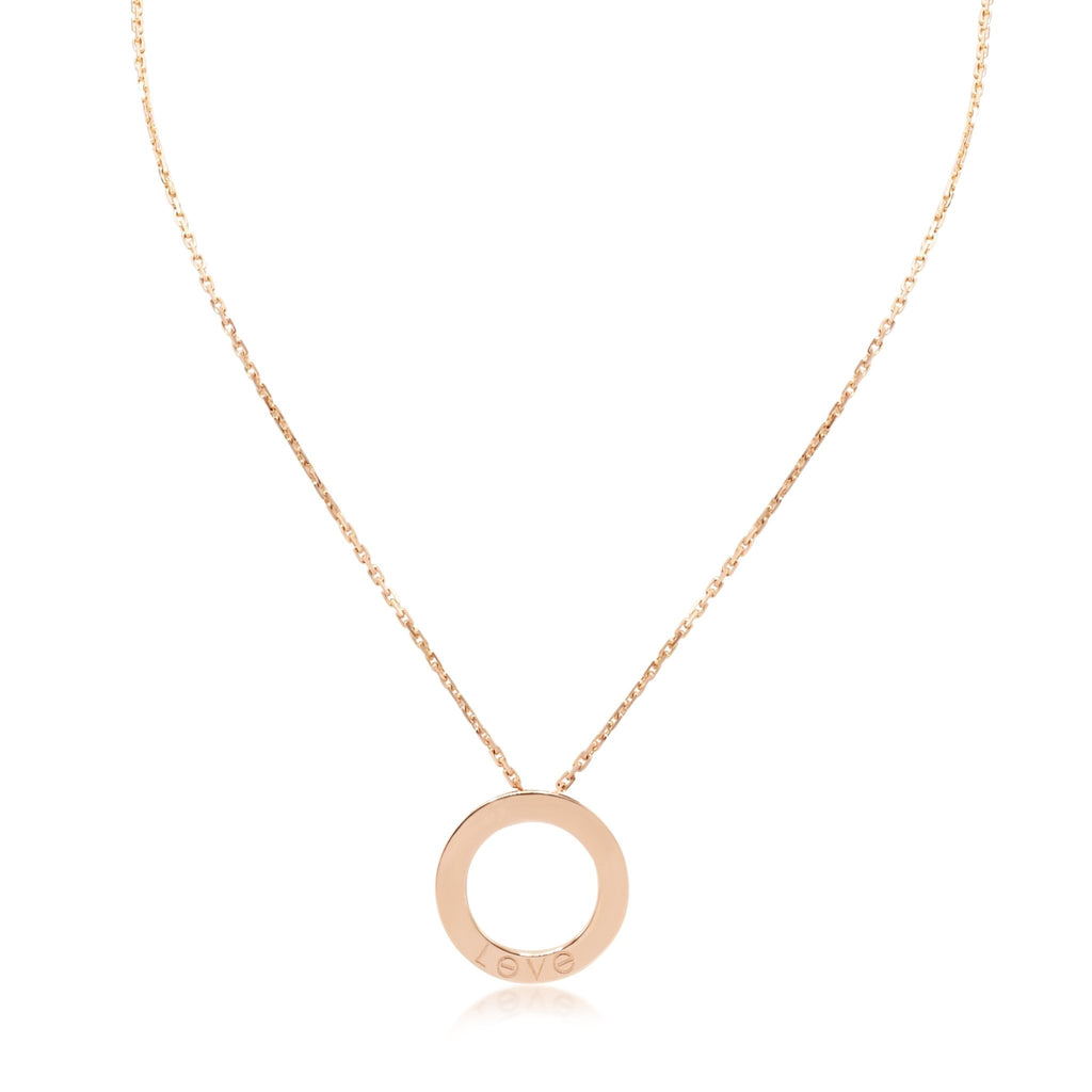 used Cartier Love Pendant Necklace - 18ct Rose Gold