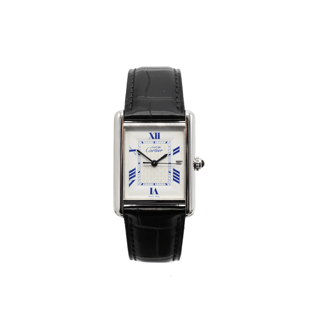 used Cartier Must Tank Watch Ref 2404 - Sterling Silver