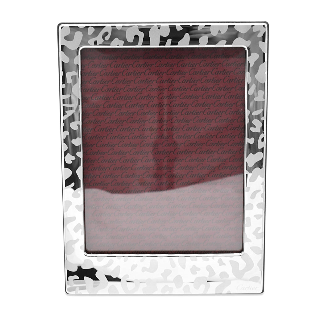 used Cartier Panther Pattern Photo Frame