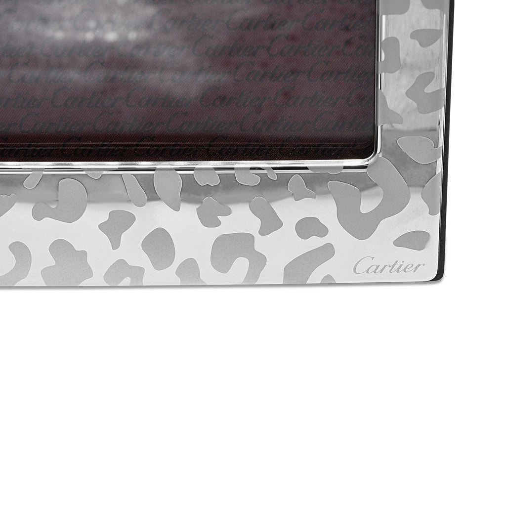 used Cartier Panther Pattern Photo Frame