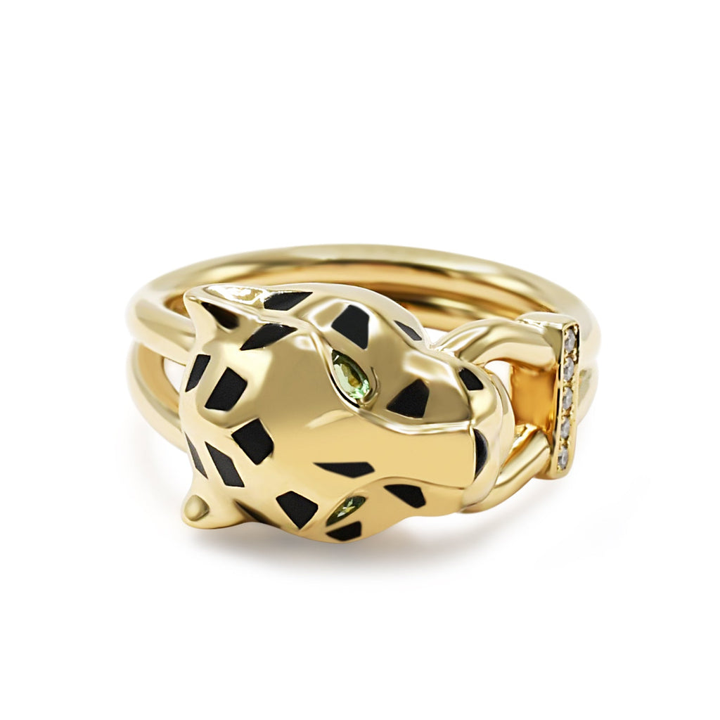 used Cartier Panthère de Cartier Ring Size 52 - 18ct Yellow Gold