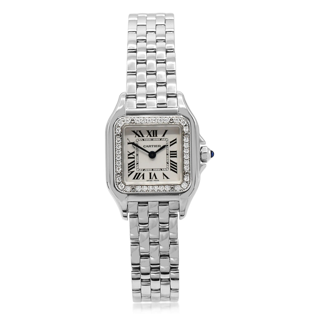 used Cartier Panthère, Small Model, Quartz Steel Watch Ref W4PN0007