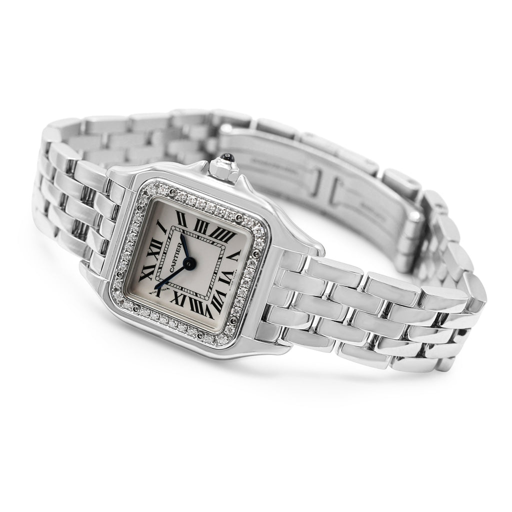 used Cartier Panthère, Small Model, Quartz Steel Watch Ref W4PN0007