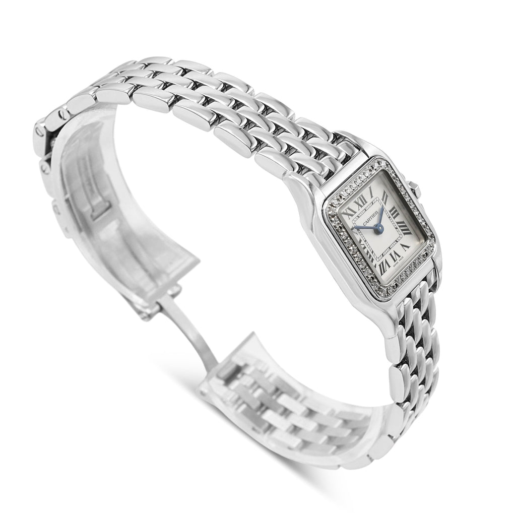 used Cartier Panthère, Small Model, Quartz Steel Watch Ref W4PN0007