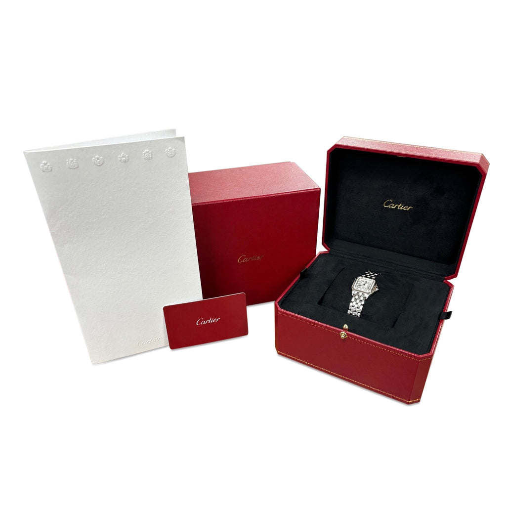 used Cartier Panthère, Small Model, Quartz Steel Watch Ref W4PN0007