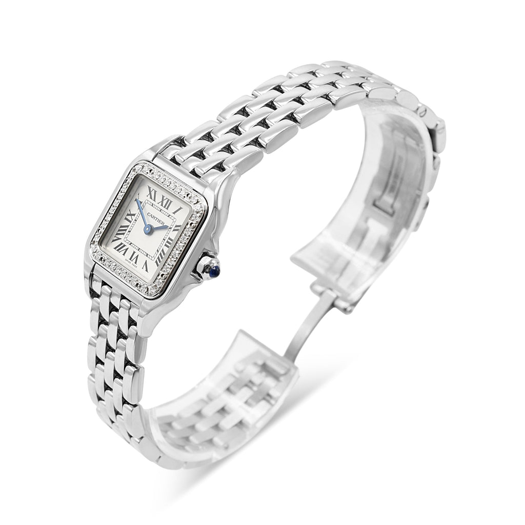 used Cartier Panthère, Small Model, Quartz Steel Watch Ref W4PN0007