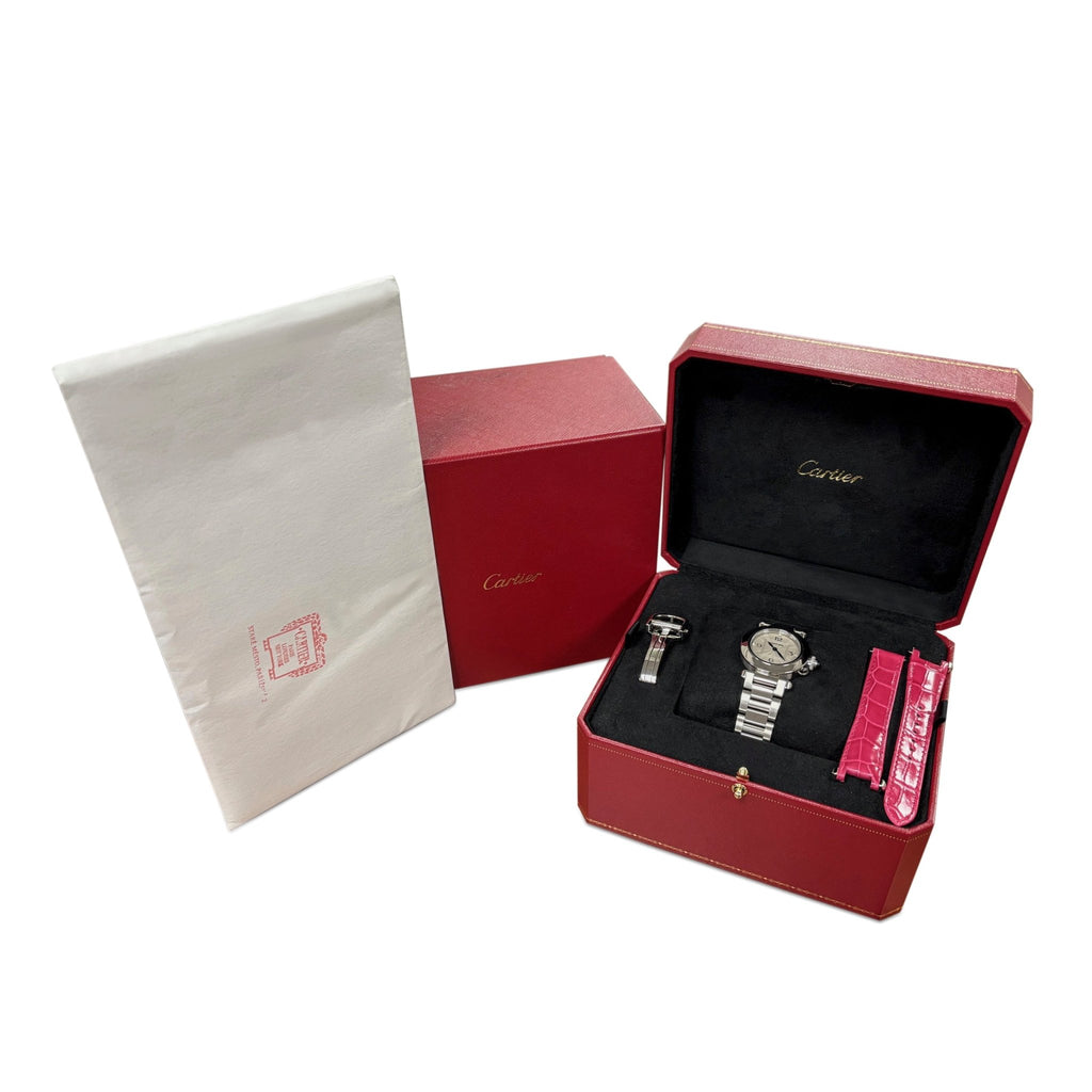 used Cartier Pasha De Cartier 30mm, Quartz Steel Watch Ref WSPA0021