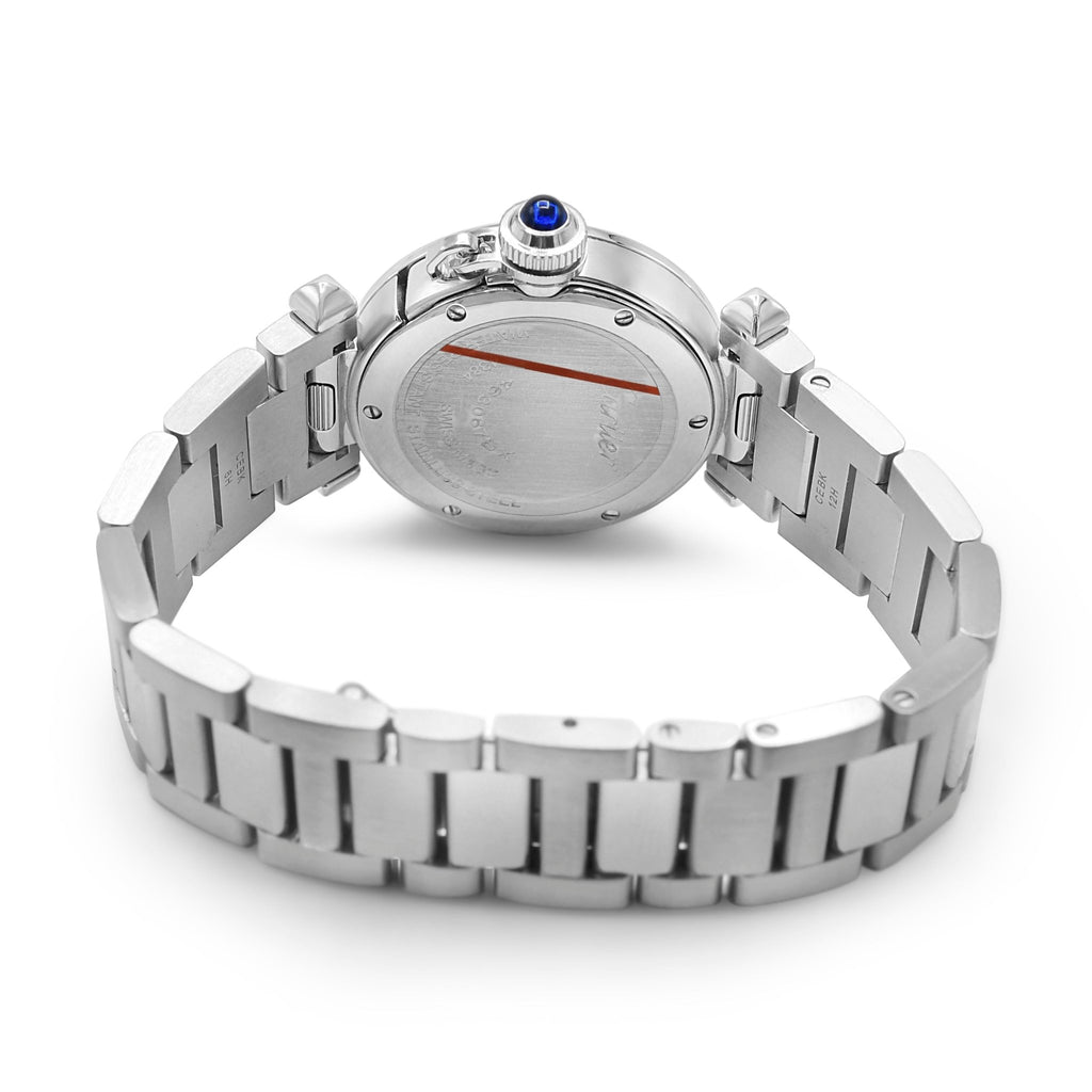 used Cartier Pasha De Cartier 30mm, Quartz Steel Watch Ref WSPA0021