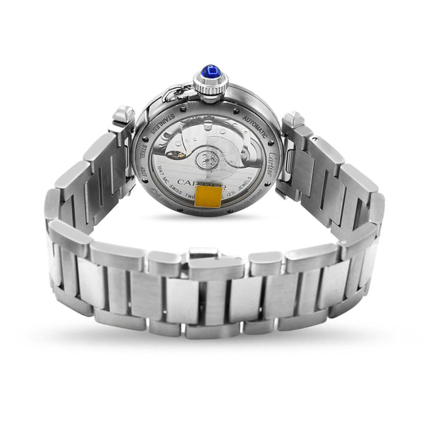 Pre-Owned Cartier Pasha De Cartier 35mm Steel Watch I S&R