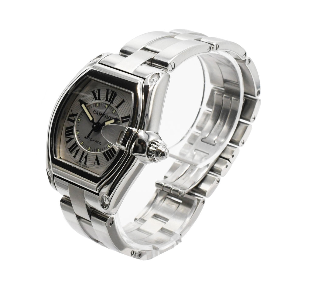 used Cartier Roadster Large Steel Automatic 37mm Watch