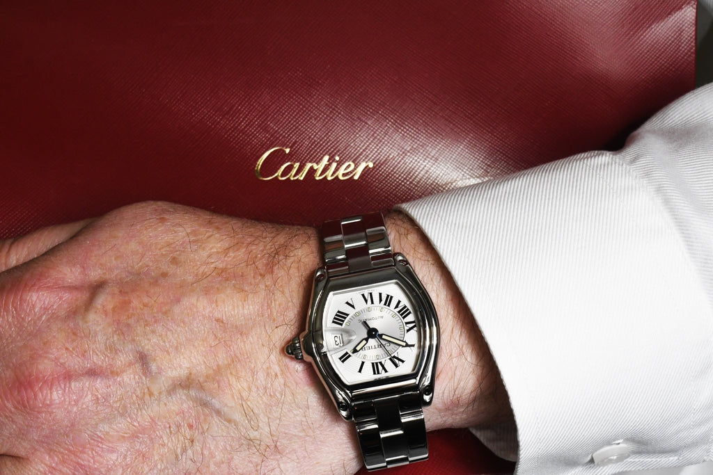 used Cartier Roadster Large Steel Automatic 37mm Watch