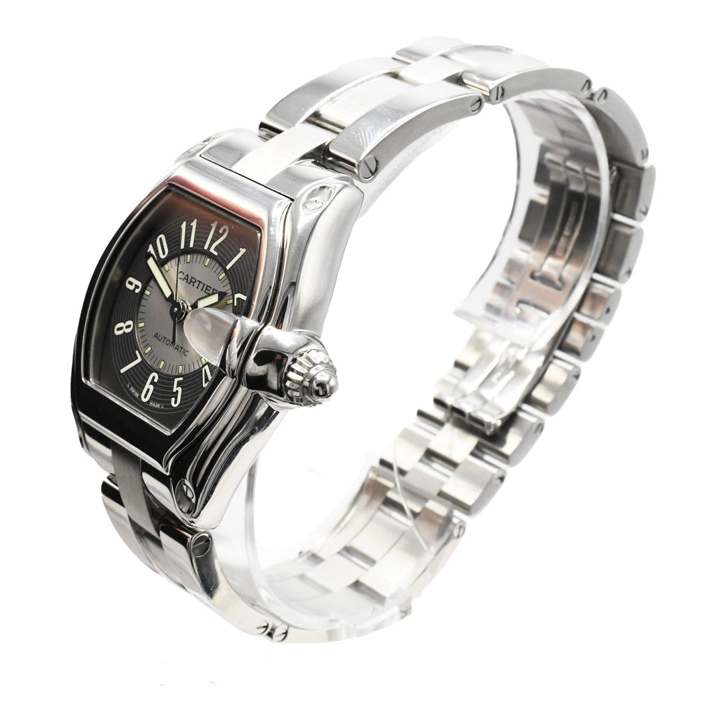 used Cartier Roadster Steel 37mm Bracelet Watch - Ref W62001V3