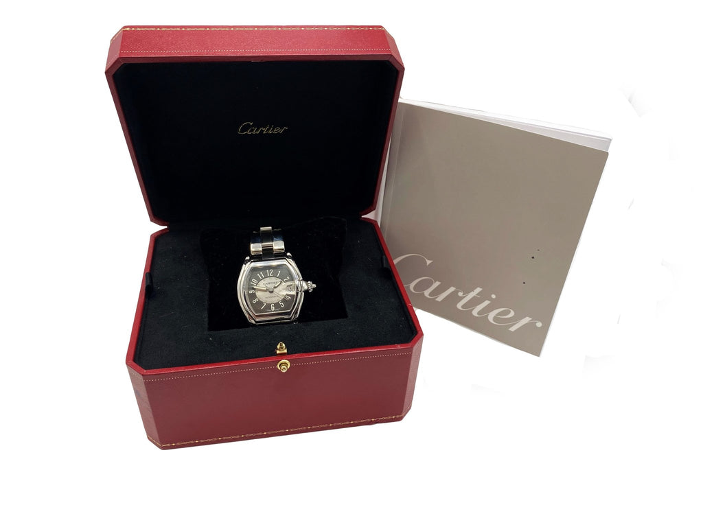 used Cartier Roadster Steel 37mm Bracelet Watch - Ref W62001V3