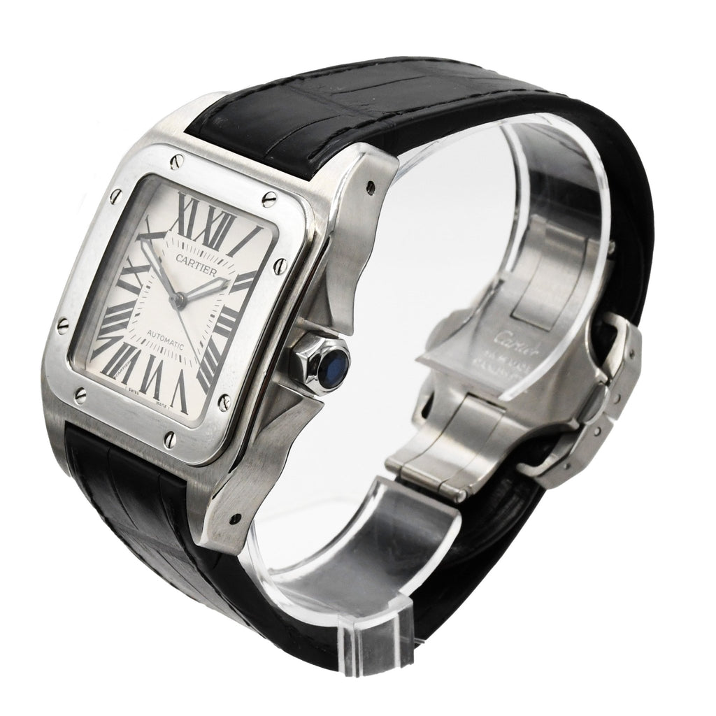 used Cartier Santos 100 Watch - Ref W20073X8