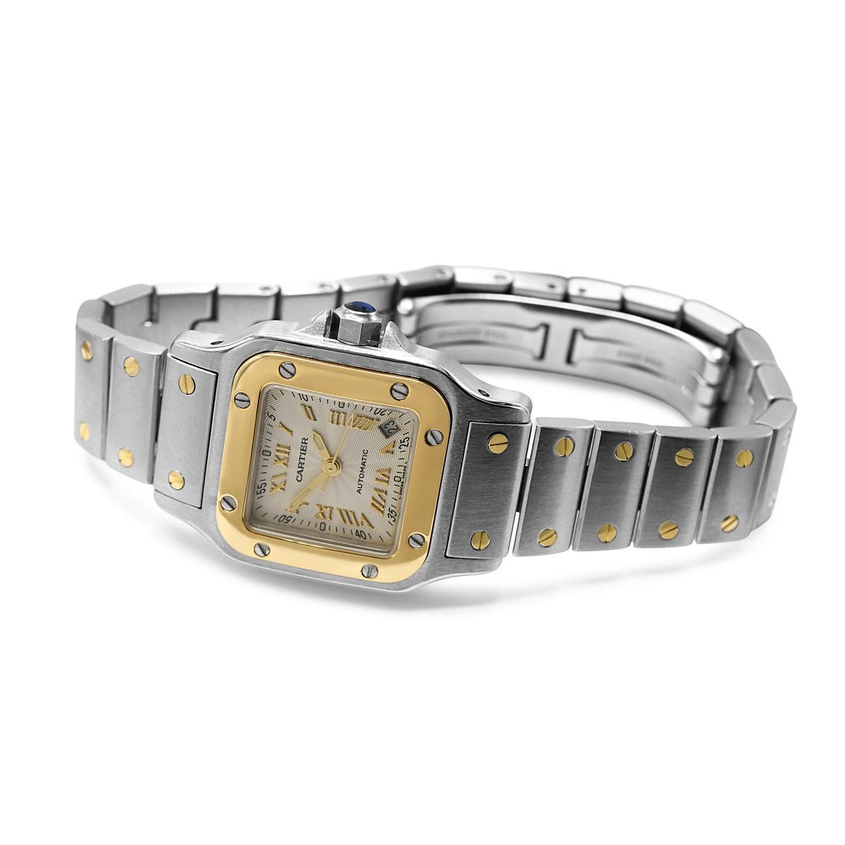 Pre-Owned Cartier Santos Steel & Yellow Gold - Ref 2423 I S&R