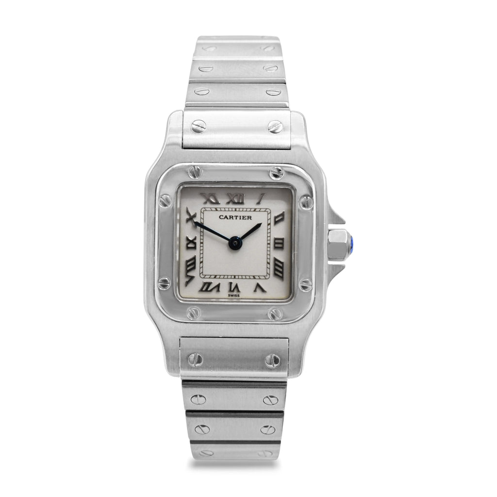 used Cartier Santos 24mm Quartz Watch - Stainless Steel