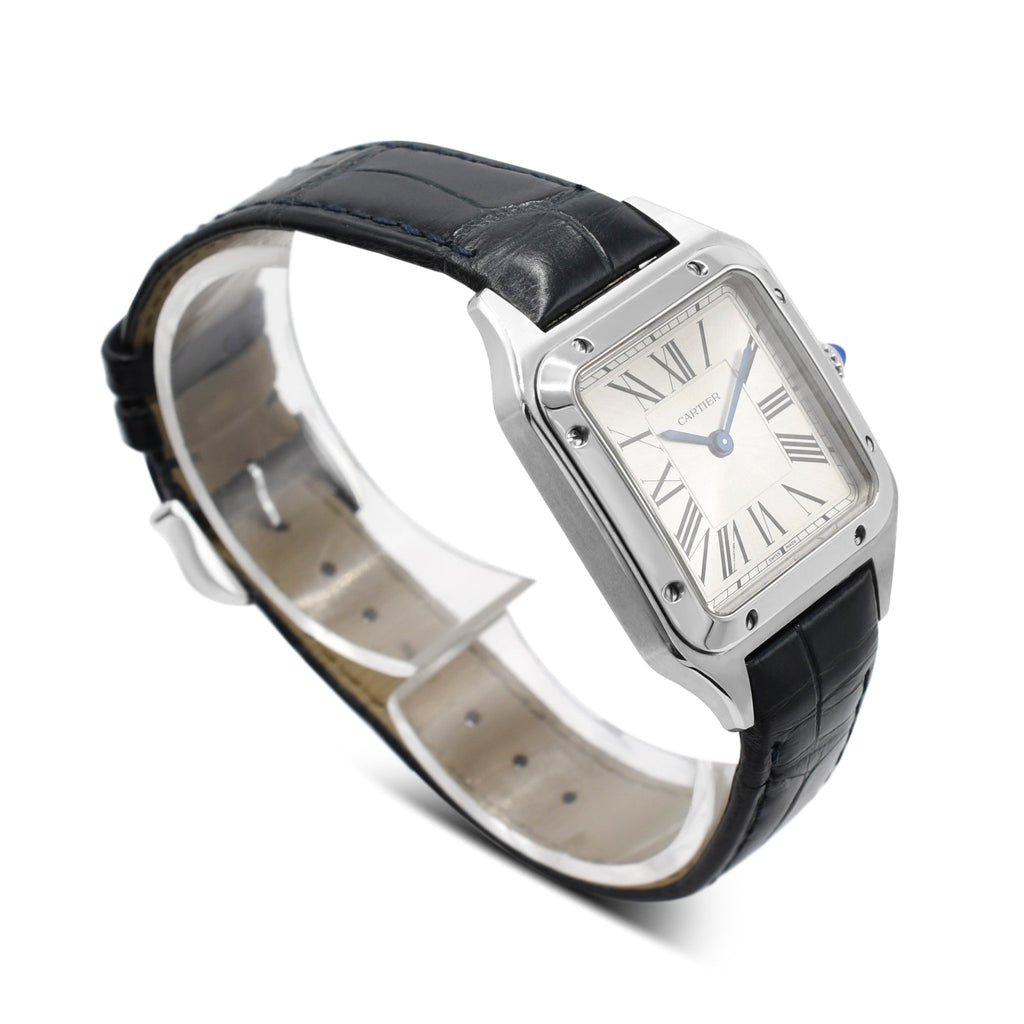 used Cartier Santos - Dumont Small Model, Quartz Steel Watch Ref WSSA0023