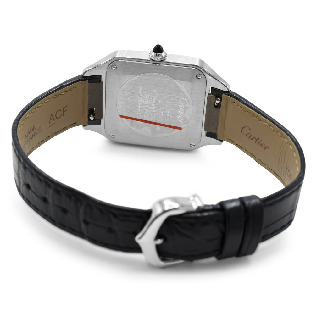 used Cartier Santos - Dumont Small Model, Quartz Steel Watch Ref WSSA0023