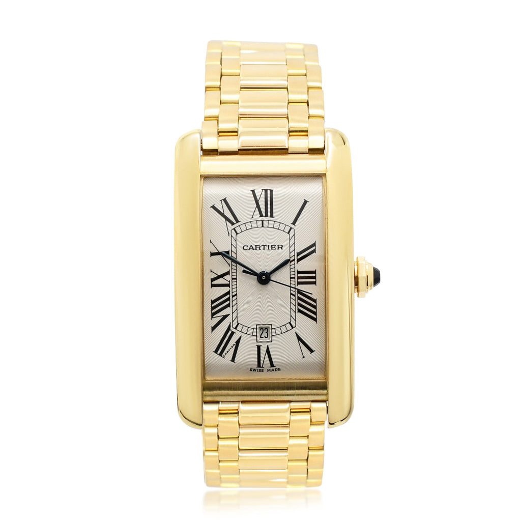 used Cartier Tank Américaine XL Ref 2329 Automatic Watch - 18ct Yellow Gold