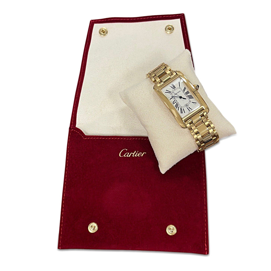 used Cartier Tank Américaine XL Ref 2329 Automatic Watch - 18ct Yellow Gold