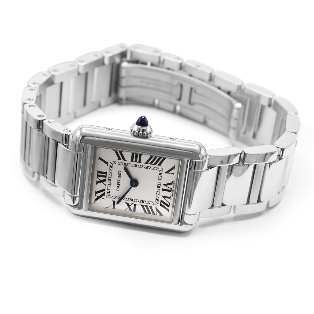used Cartier Tank De Cartier Small Model Quartz Watch Ref WSTA0051