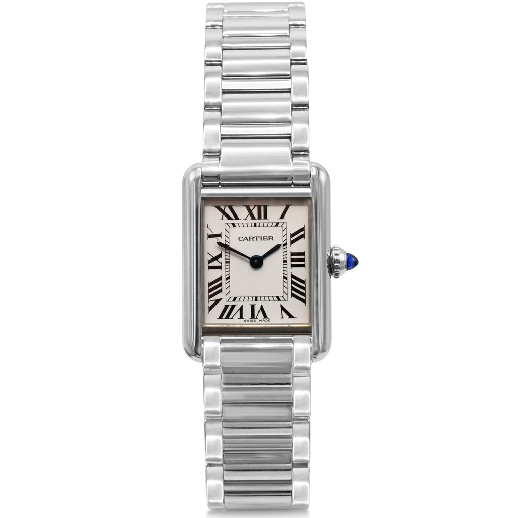 used Cartier Tank De Cartier Small Model Quartz Watch Ref WSTA0051