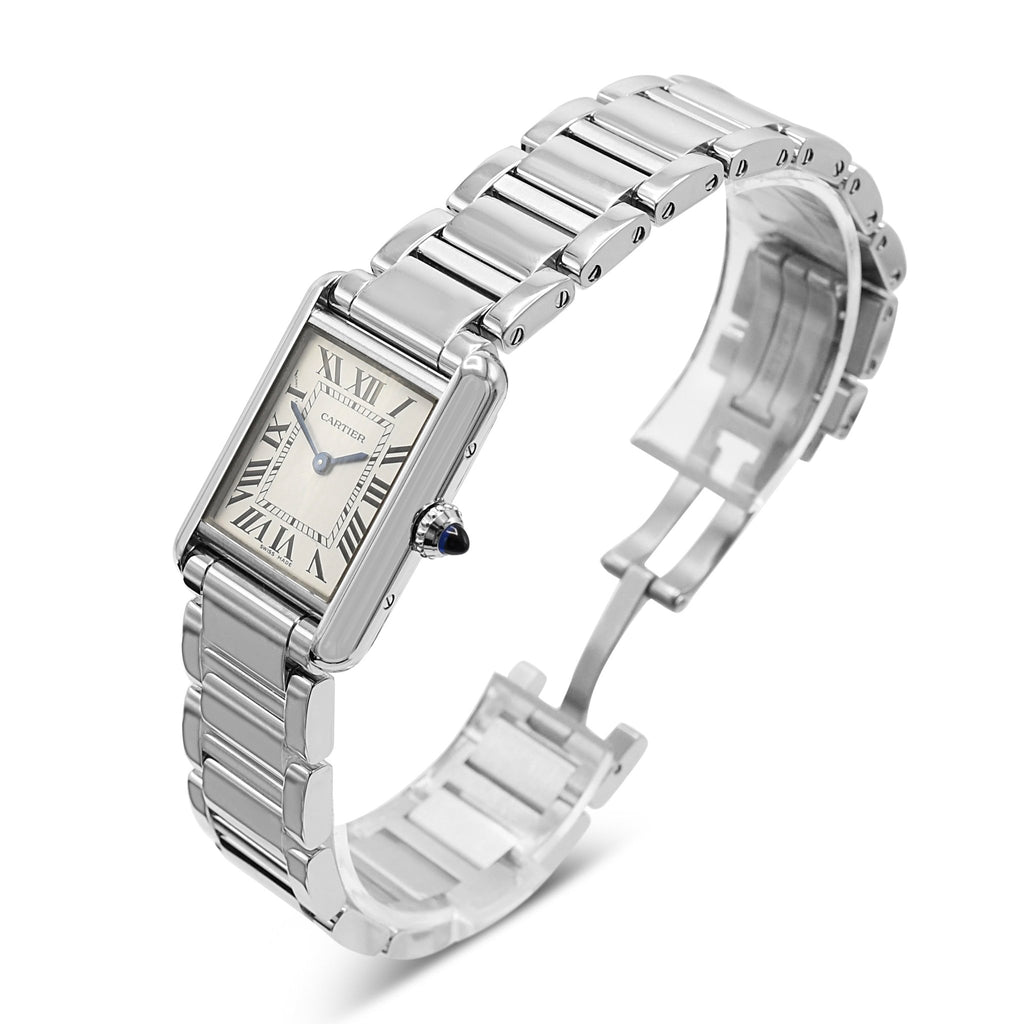 used Cartier Tank De Cartier Small Model Quartz Watch Ref WSTA0051