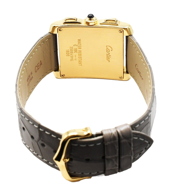 Second Hand Cartier Tank Française Chronograph Quartz Watch I S&R