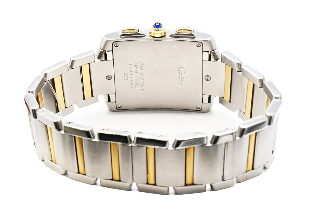 used Cartier Tank Française Chronograph Quartz Watch - Ref W51004Q4