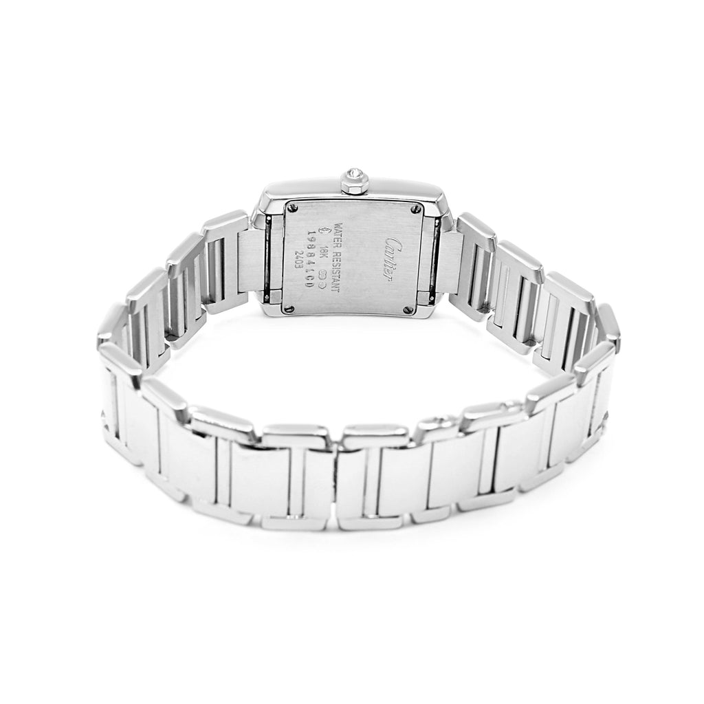 used Cartier Tank Francaise Diamond Set Watch - 18ct White Gold
