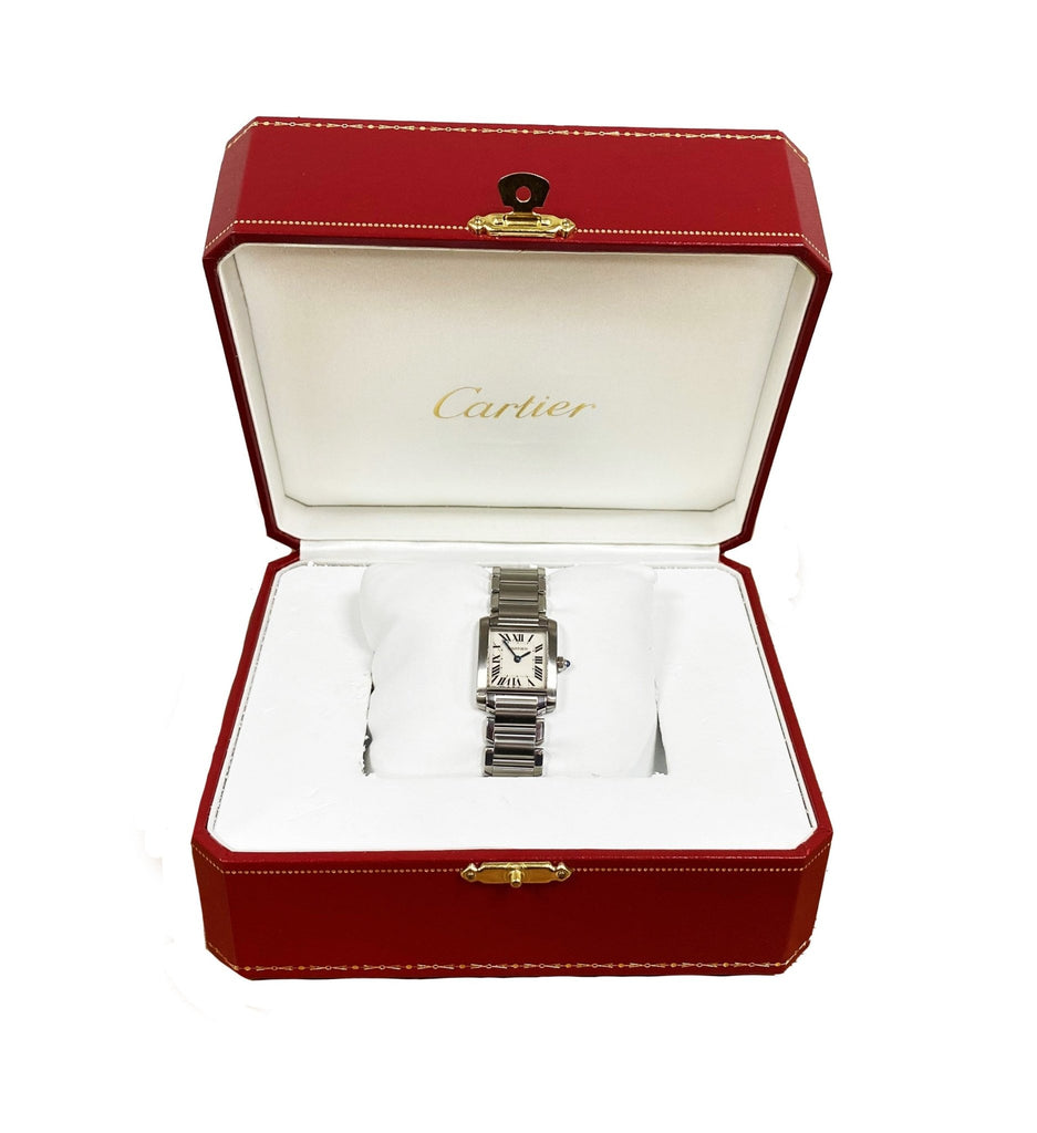 used Cartier Tank Française, Small Model, Quartz watch - Ref: W51008Q3