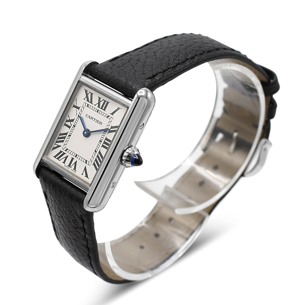 used Cartier Tank Must, Small Model, Quartz, Steel Watch Ref WSTA0042