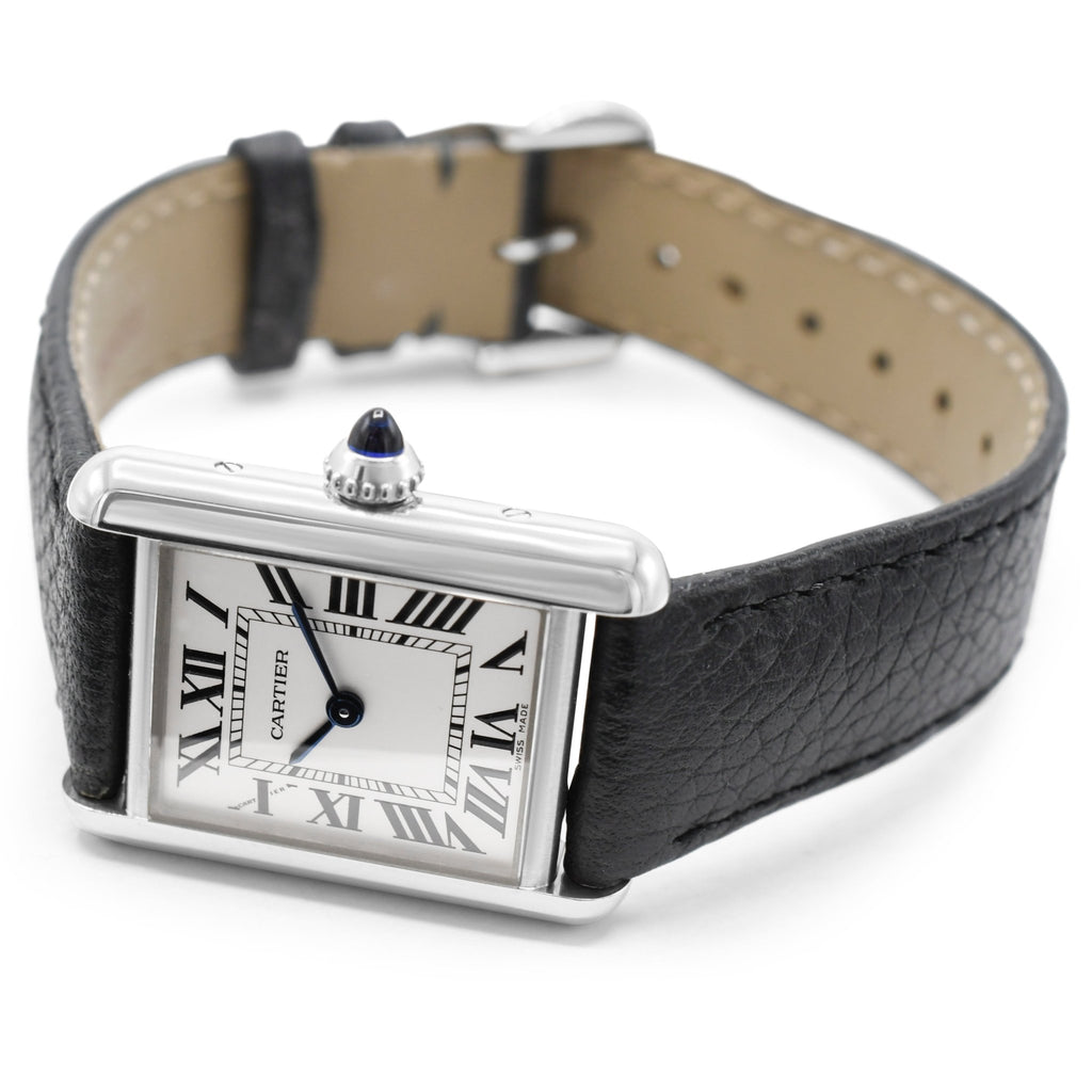 used Cartier Tank Must, Small Model, Quartz, Steel Watch Ref WSTA0042