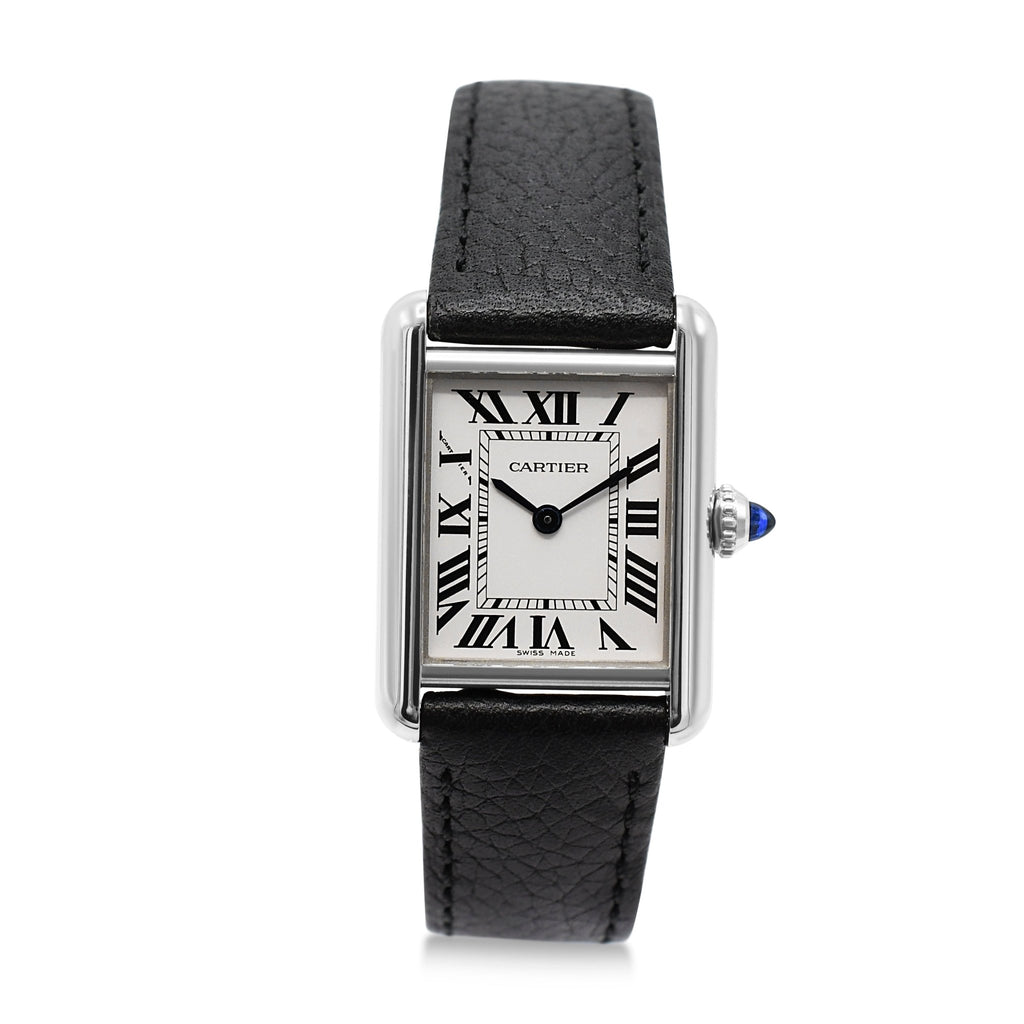 used Cartier Tank Must, Small Model, Quartz, Steel Watch Ref WSTA0042