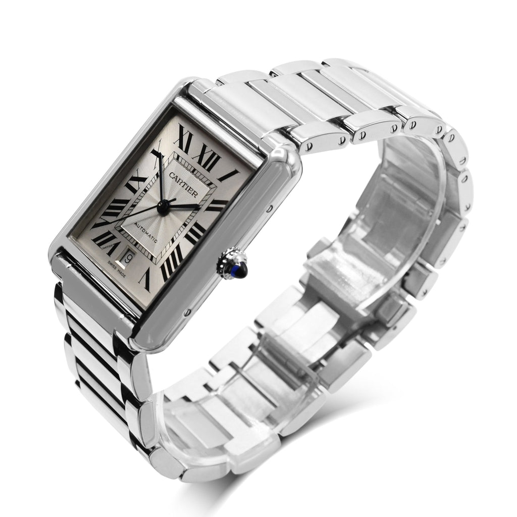 used Cartier Tank Must XL Automatic Steel Watch - Ref 4324