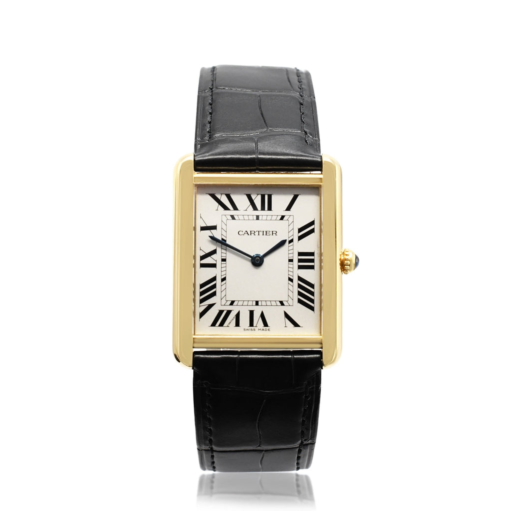 used Cartier Tank Solo Quartz Watch - Stainless Steel & 18ct Yellow Gold