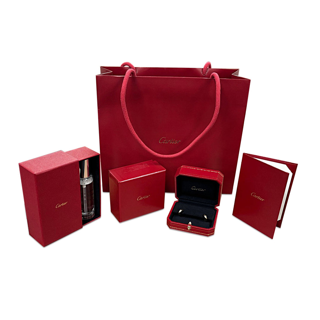 used Cartier Trinity Earrings - 18ct Three Colour Gold