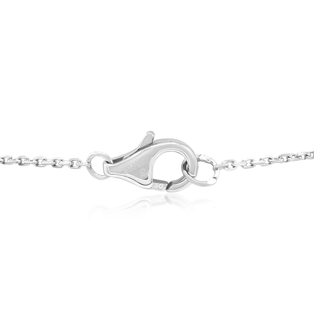 used Cartier Trinity Pendant Necklace, Black Ceramic & Diamonds