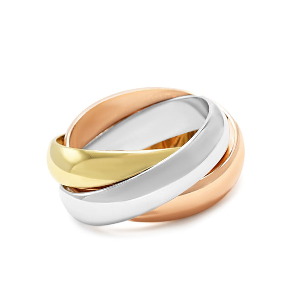Pre-Owned Cartier Trinity Ring Large Model 18ct Gold I S&R
