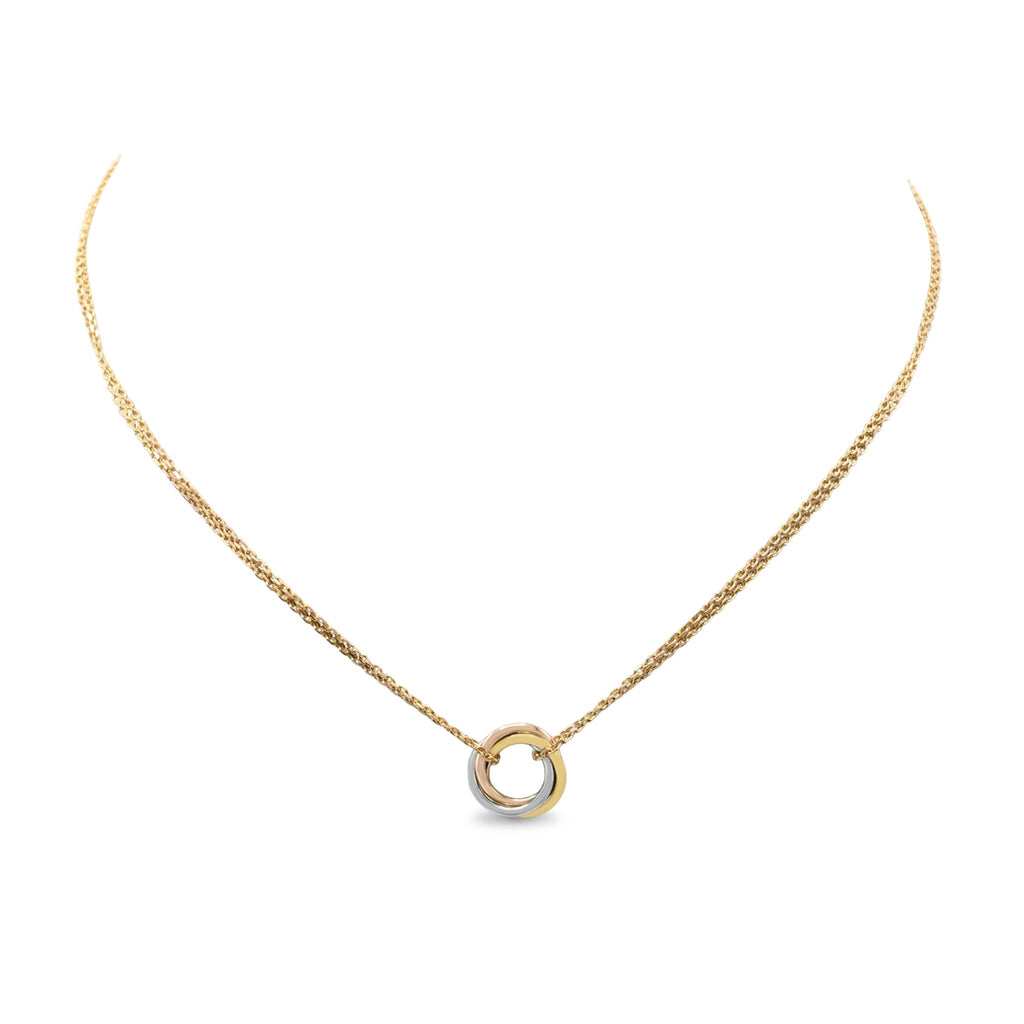 used Cartier Trinty Necklace, Mini Model - 18ct Gold