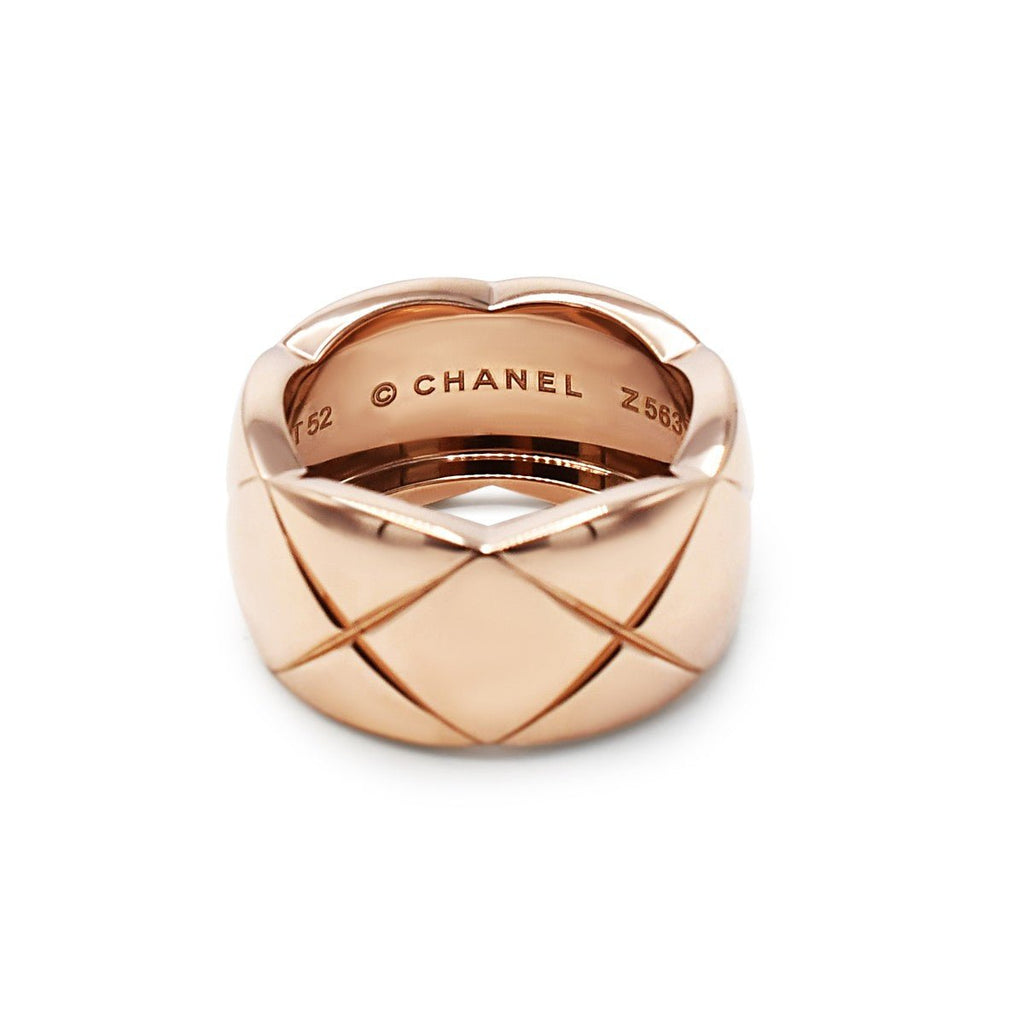 used Chanel Coco Crush Quilted Motif, Large Version 52 - 18ct Rose Gold