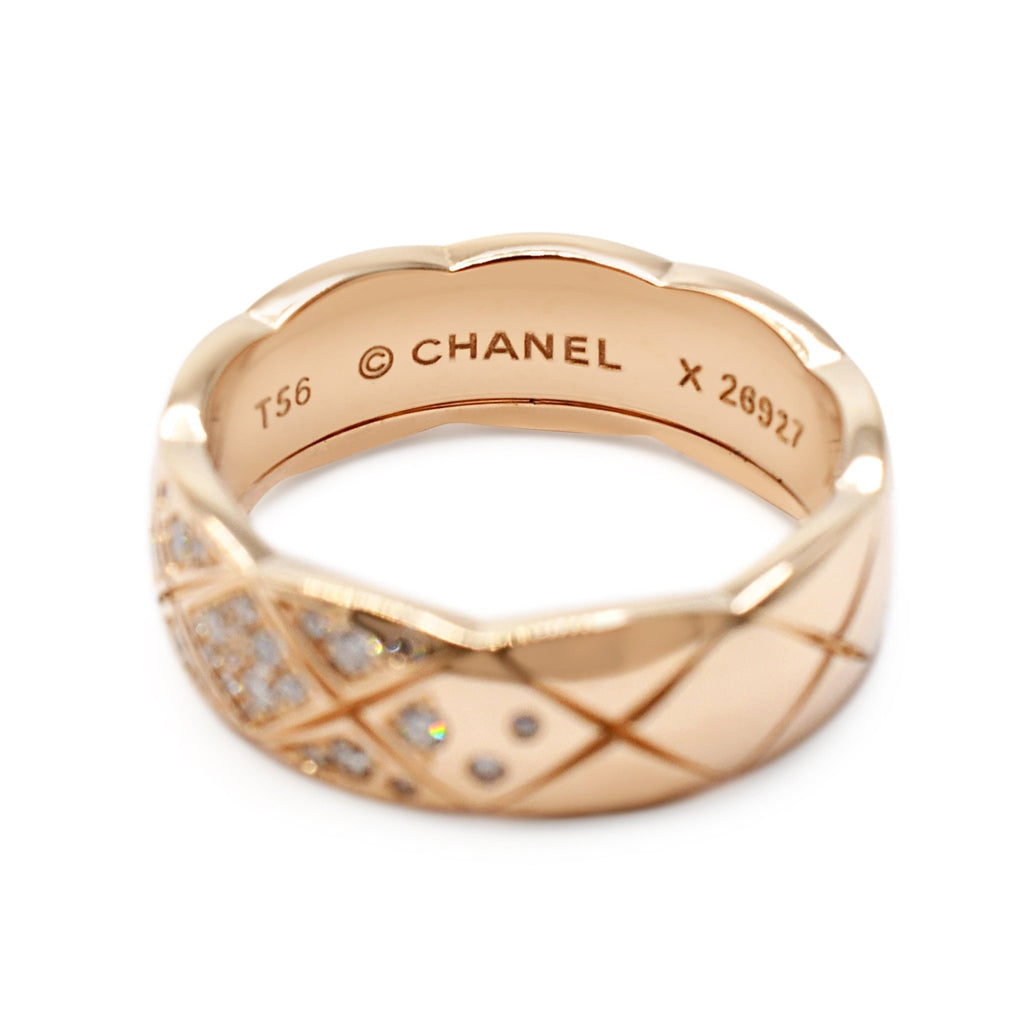 Pre-Owned Chanel Coco Crush Quilted Motif, Small Ring I S&R