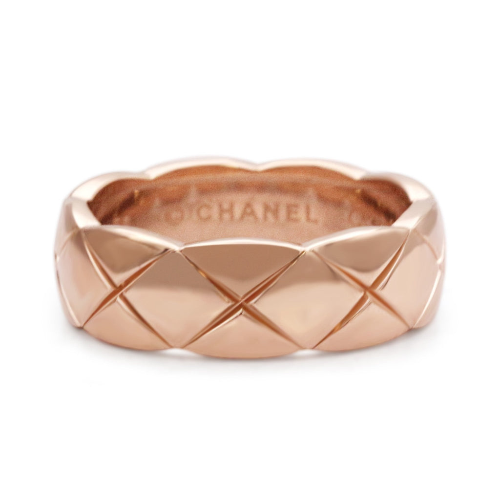 used Chanel Coco Crush Ring Size 56 - 18ct Rose Gold