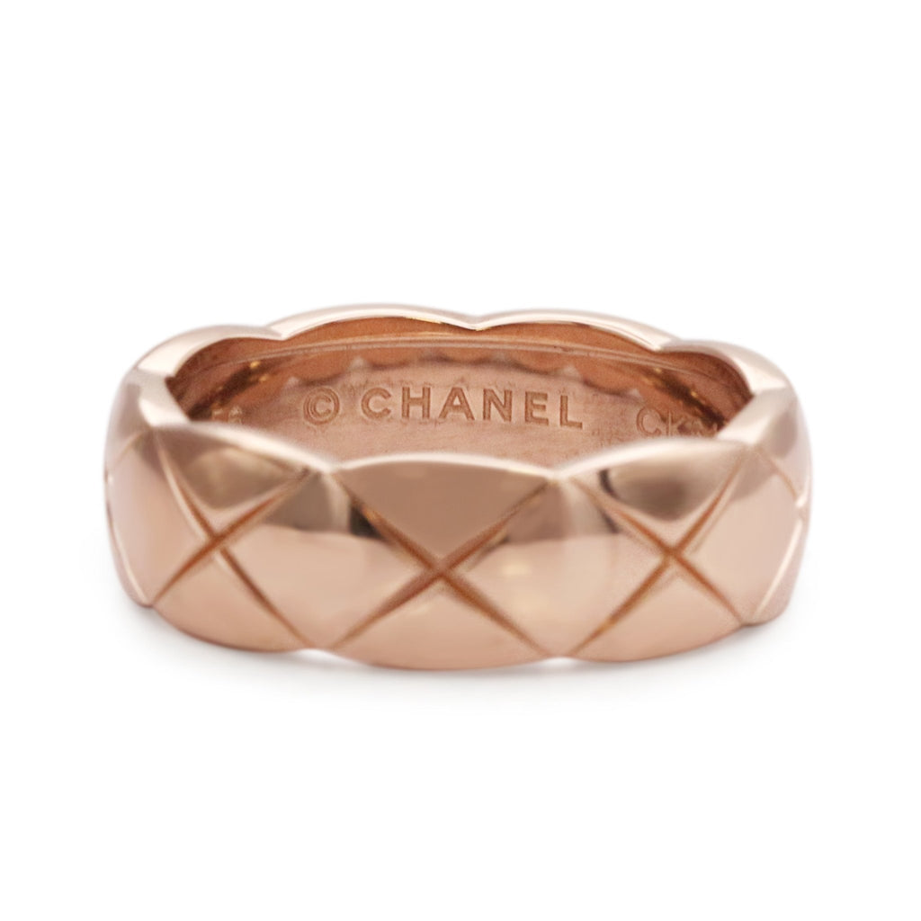 used Chanel Coco Crush Ring Size 56 - 18ct Rose Gold